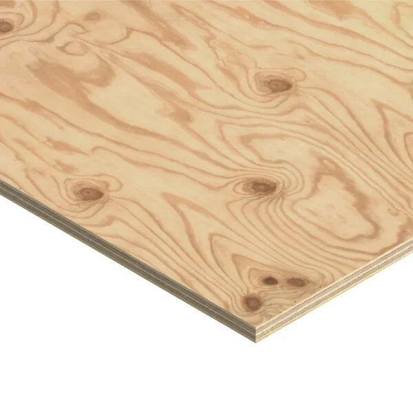 4 ft x 8 ft CDX Pine Plywood